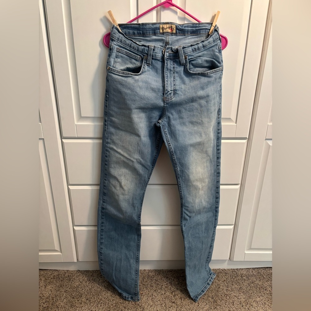 Wrangler Light Blue Straight Men's Jeans